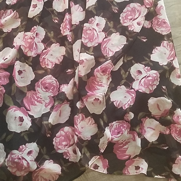 BCBGeneration tiered floral crepe dress - Picture 8 of 8